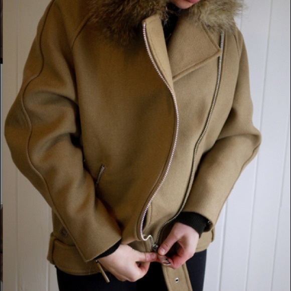 Warm Canvas/Fur Jacket - Picture 1 of 5